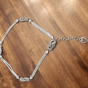 Vintage‎ BRIGHTON BALI SILVER CHAIN BELT Medium